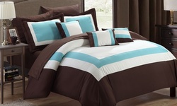 Danny Colorblock Bed-in-a-Bag Comforter Sets (10-Piece)