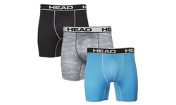 Head Mens Performance Boxer Briefs - 6-Pack Athletic Fit Tagless