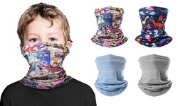 MKII 4Pcs Kids Neck Gaiter Face Mask Face Cover for Children