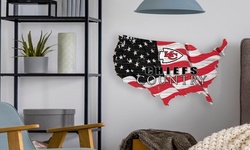 NFL USA Shape Flag Cutout