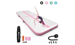 Goplus 13FT Air Track Inflatable Gymnastics Tumbling Mat w/ Pump 4 colors
