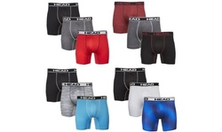 Head Mens Performance Boxer Briefs -12-Pack Athletic Fit Tagless Mystery Colors