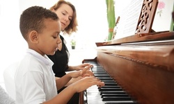 Two Online or Private Piano, Guitar, Drum, or Voice Lessons from Cadenza Music Center (Up to 77% Off)