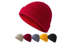 Fashion Knit Beanie Hat Winter Warm Candy Color Hats Knitting Hat Hip-hop Caps