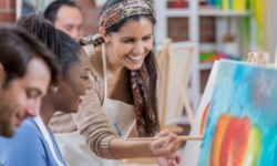 Date Night for Two or Virtual Paint and Sip Session for Two, Four, or Six from Trip-Z Art (Up to 35% Off)