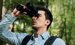iMounTEK Portable Zoom Binoculars with FMC Lens Low Light Night Vision, 8x24 Mag