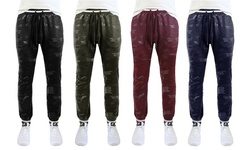 Galaxy By Harvic Men's Slim-Fit Camo Tech Stretch Joggers (S-2XL)