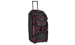 Travelers Club 30" Rolling Multi-Pocket Upright Duffel Luggage