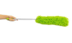 110" Telescopic Flex-Neck Microfiber Duster, Cushion Grip Handle