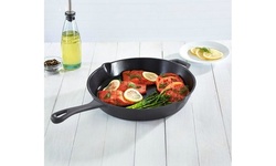 Nonstick Cast-Iron Skillet with Even Heat Distribution