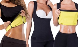 Women Neoprene Sweat Sauna Suits Vest Weight Loss Body Shaper Tank Top