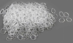 Clear Elastic Hair Ties (1000 or 2000-Pack)