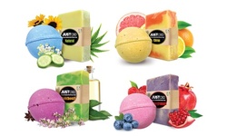 JustCBD Hemp Soap & CBD Bath Bomb Bundle 