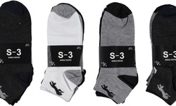 12-Pack: Men Low-Cut Soft Ankle Socks