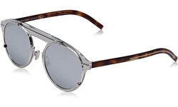 Dior Genese DIORGENESE-0GKZ-DC Men's 51 Sup Silver Mirror Lens Sunglasses