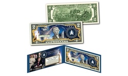 United States Space Force USSF 6th Military Branch Genuine U.S. Two-Dollar Bill