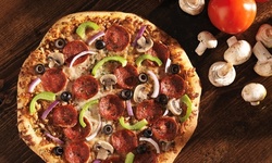 $46 for Family Pizza Package with Appetizers, Three Pizzas, and Fries at Pizza Chalet ($76.99 Value)