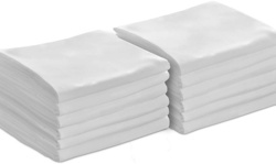 Beauty Sleep 12 Pack Brushed Microfiber Pillowcases Queen White