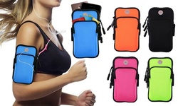 Sport Running Armband Case for Cell Phones Reflective Band with Key Holder 