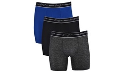 Sean John Mens Performance Boxer Briefs - 6 Pack Athletic Fit Tagless  No Fly