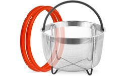 Kitchen Steamer Basket & Strainer Excellent For Eggs Vegetables, Spaghetti