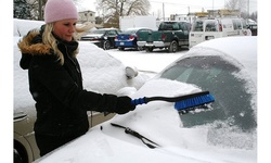 Hopkins Mallory 26" Snow Brush with Foam Grip (Color may vary)