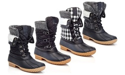 Henry Ferrera Assorted Women's Insulated Waterproof Adjustable Duck Boots
