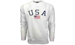 Men's USA Flag Hoodie Sweatshirts (Up to 6XL Available)