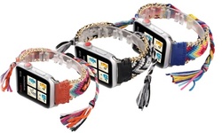 Boho-Chic Braided Replacement Band for Apple Watch Series 1, 2, 3, 4, and 5