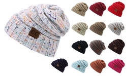 Fashion Fall Winter Trendy Knitted Calsual Beanies Hat For Women