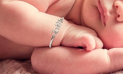 Personalized Name Baby Bangle Bracelet from MonogramHub (Up to 88% Off)