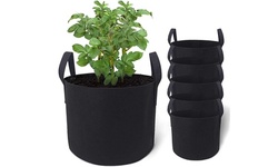 5 Pack Garden Grow Bag Vegetable Plant Bag (3,5,10,15 Gallon)