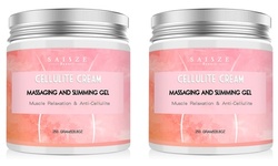 Hot Cream Fat Burner Loss Weight Belly Slimming Body Sweat Gel Abs Cream, 2 Pack