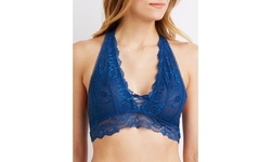 Lace Bralettes with Tie-Front Detail (3-Pack)