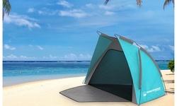 Beach Tent Sun Shelter with Porch- Turquoise
