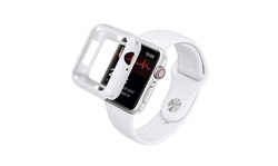 Matte Cover Scratch Resistant Case W/ Replacement Wrist Band for Apple Watch