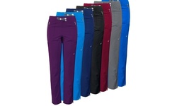 Women's MG SuperFlex Athletic Fit Stretch Scrub Pant Zipper Pocket Detail