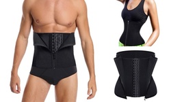 Zip Up Waist Trainer Corset for Weight Loss Tummy Control  Workout Body Shaper