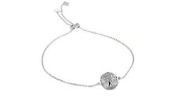 Italian Made Sterling Silver Adjustable Tree Of Life Bracelet