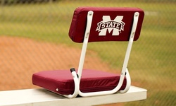 NCAA Angled Back Hardback Stadium Seat (Attaches to Bleachers with Clips)  