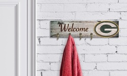 Fan Creations Team Logo NFL 24" x 6" Welcome Coat Hanger