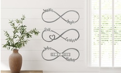 One or Two Custom Metal Infinity Signs from Rusted Orange (Up to 77% Off)