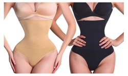 Women Thong Shapewear Body Shaper Tummy Control Waist Cincher Girdle