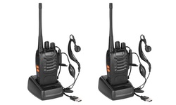 Baofeng BF-888S Long-Range 16-Channel Two-Way Walkie Talkies (2-Count)