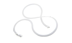 Solid Sterling Silver Italian Herringbone Necklace