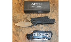 black sliver Spring Assisted bottle opener Folding Pocket Knife Blade NEW!