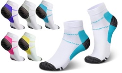 Unisex Compression Socks for Plantar Fasciitis Arch Ankle Support(5 Pairs)