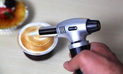 iMounTEK Refillable Culinary Butane Gas Blow Torch Lighter with Safety Lock