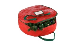 Premium Holiday Christmas Wreath Storage Bag