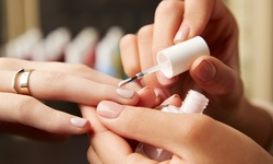 Manicure and Pedicure at Pelo Salon Spa (Up to 35% Off). Five Options Available.